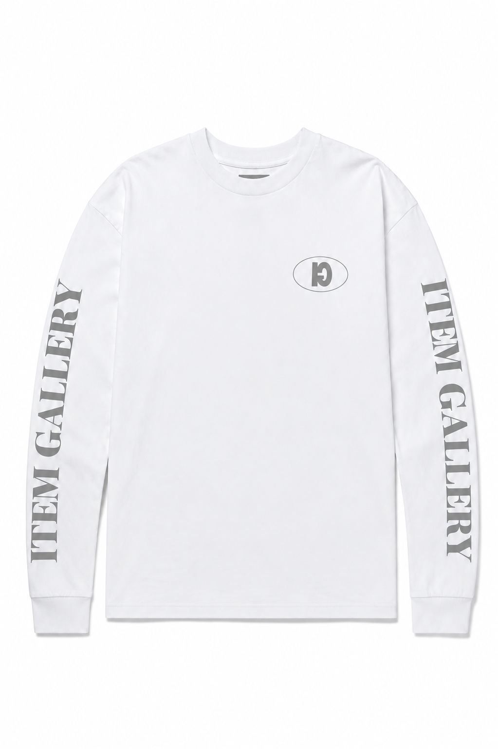 "Born To Shine" Long-sleeve Top - Grey