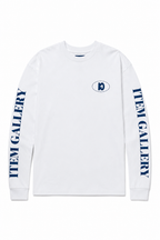 "Born To Shine" long-sleeved T-shirt - navy blue