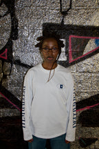 "Born To Shine" long-sleeved T-shirt - navy blue